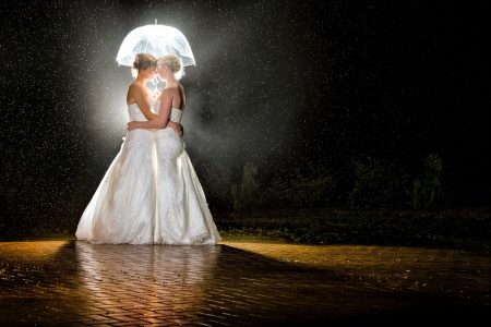 wedding photography rain